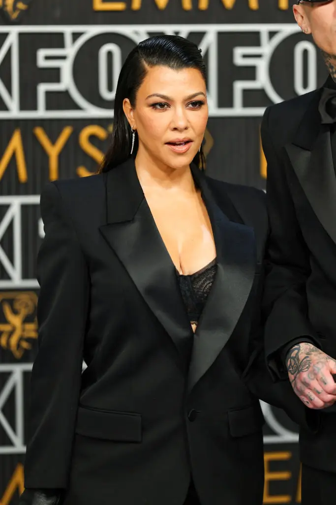 Kourtney's reaction to the comments were shown during the season eight premiere of The Kardashians (Neilson Barnard/Getty Images)