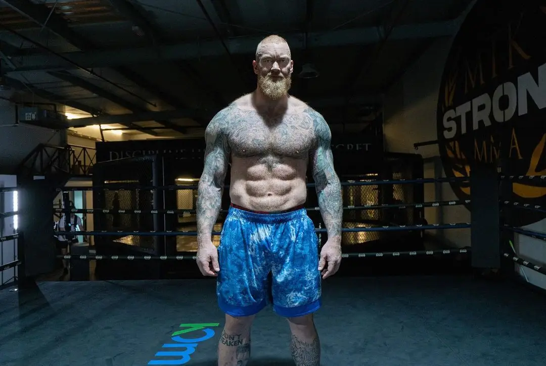 Thor has been training hard for the March 19 bout.