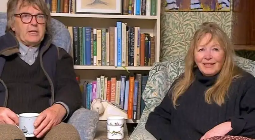 Mary and Giles are regulars on Channel 4's Gogglebox (Channel 4)