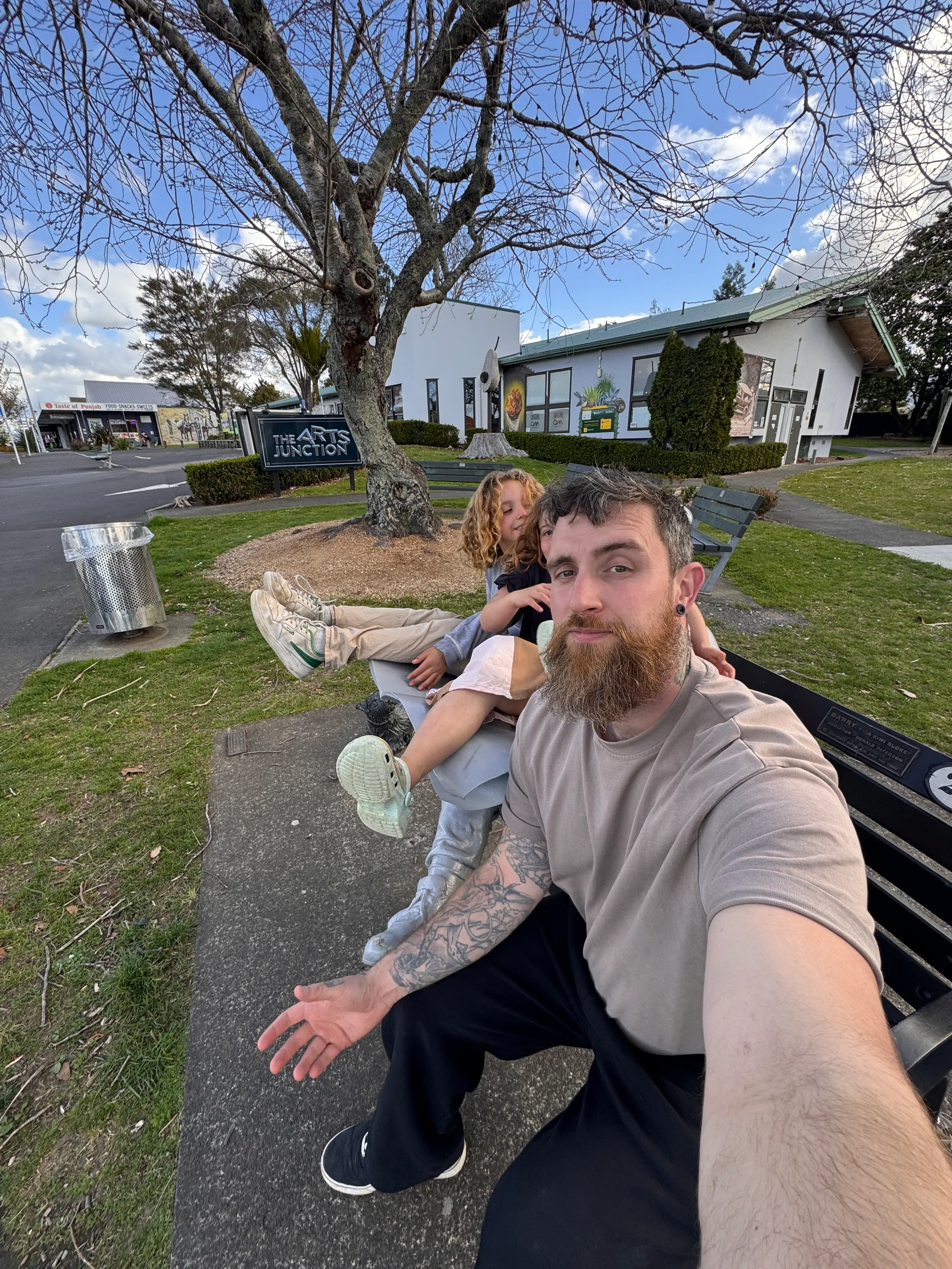 The family travelled around South America last year before returning to the UK, then Tania got a job offer from New Zealand (Sean Purdy / SWNS)