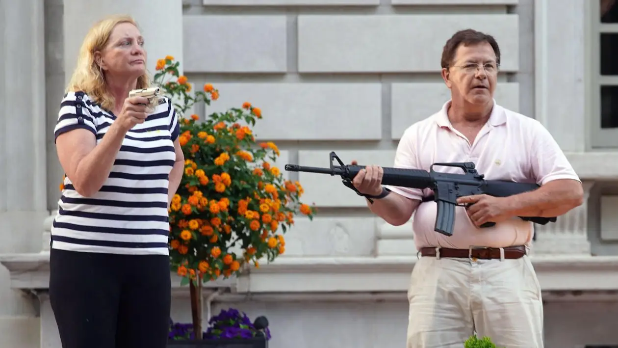 Couple Who Waved Guns At Protesters Want Their Weapons Back