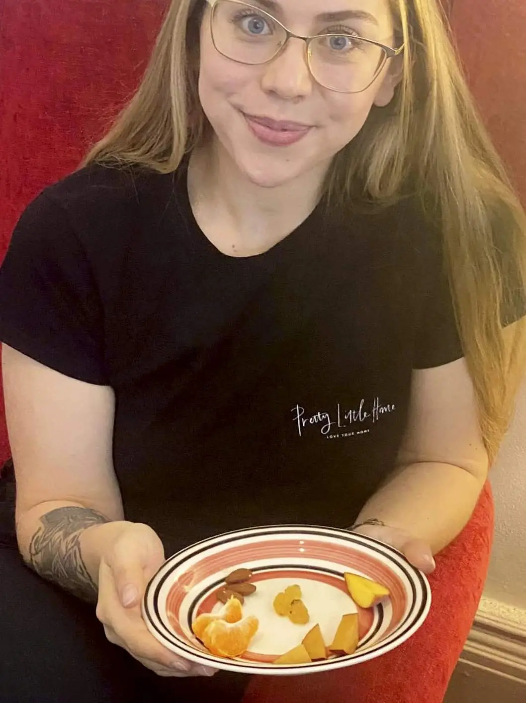 Zoe has incorporated fruit and veg into her safe food list.