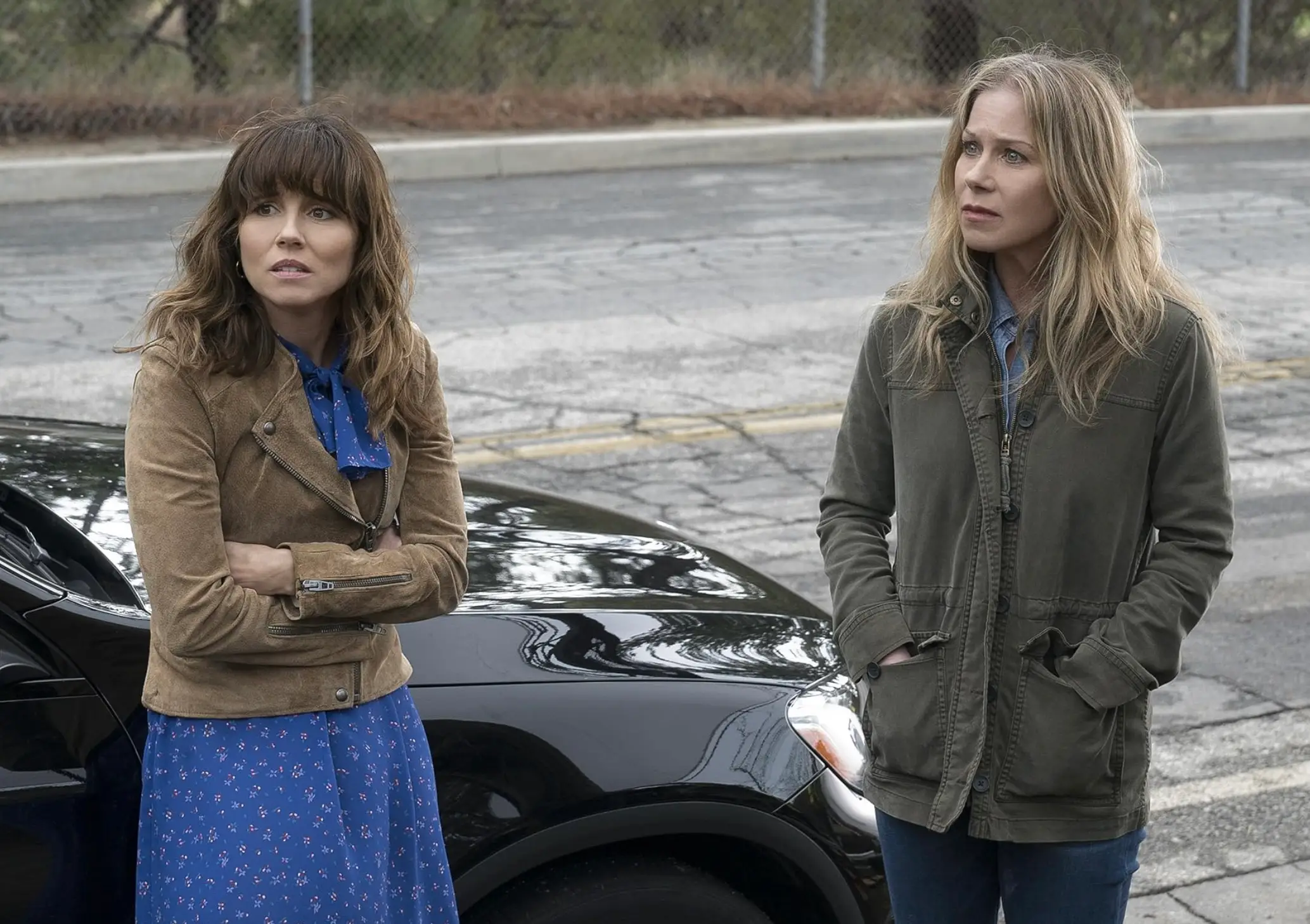 Christina Applegate starred alongside Linda Cardellini in hit Netflix series Dead to Me (Netflix)