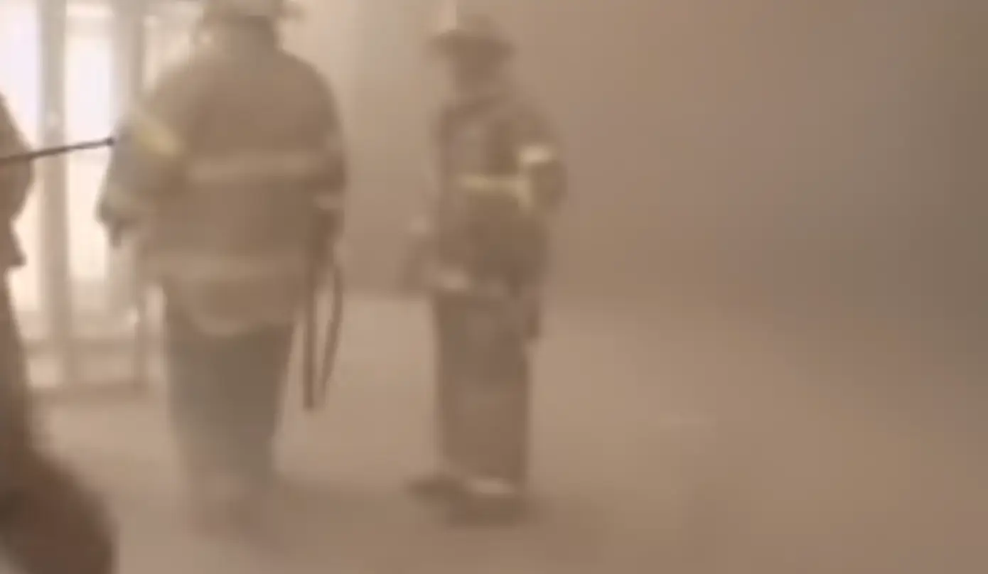 The brothers gained access alongside FDNY's Engine 7/Ladder 1/Battalion 1 Firehouse (CBS)