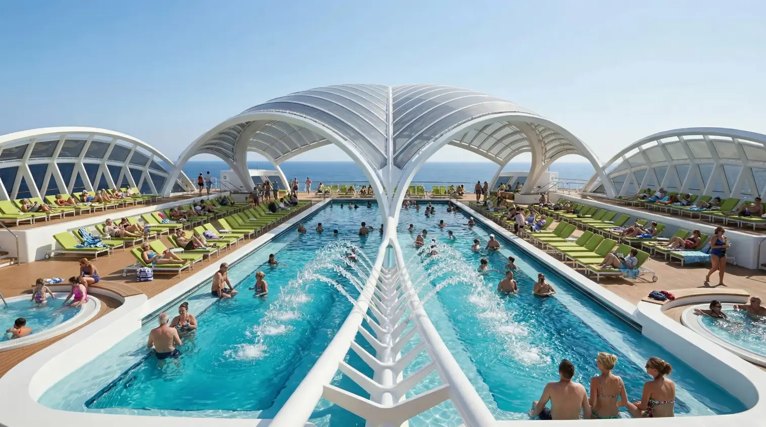 A football stadium, museums and schools will keep everybody occupied (Freedom Ship)
