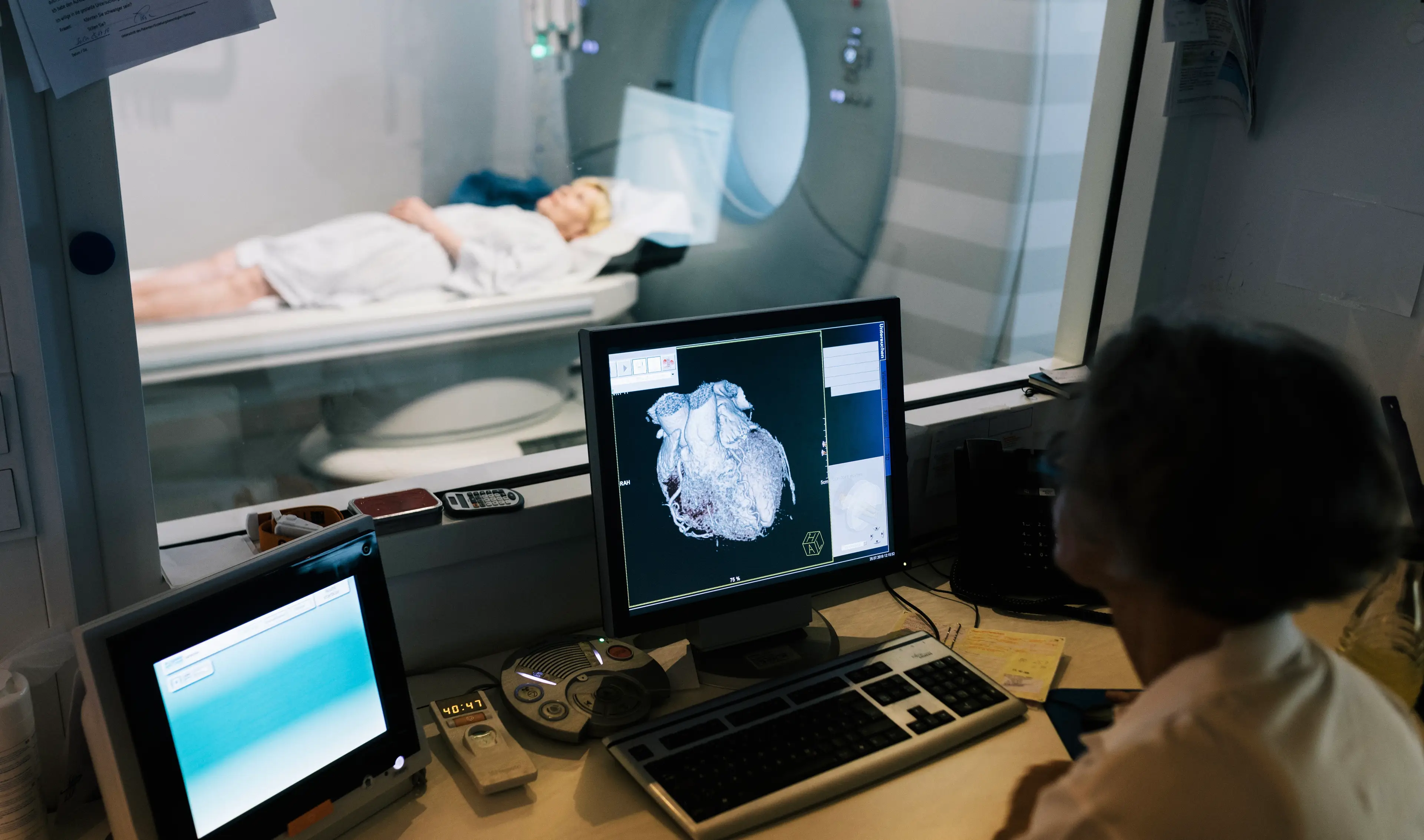 Radiographers monitor the scan from a separate room (Getty Stock Image)