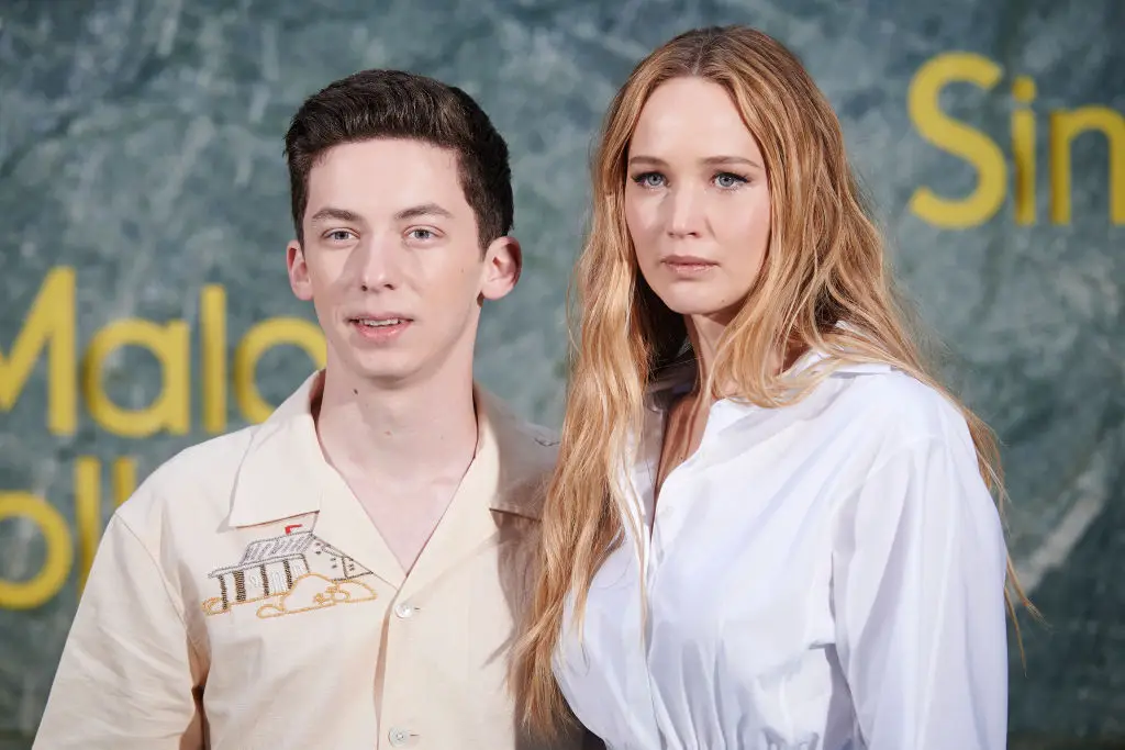 Lawrence often shares her funny and awkward moments on set (Gerald Matzka/Getty Images)