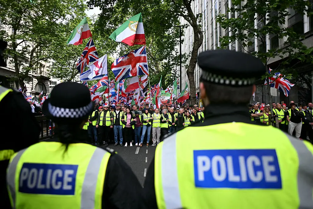 The London protests have led to the deployment of new surveillance (Photo by Carl Court/Getty Images)