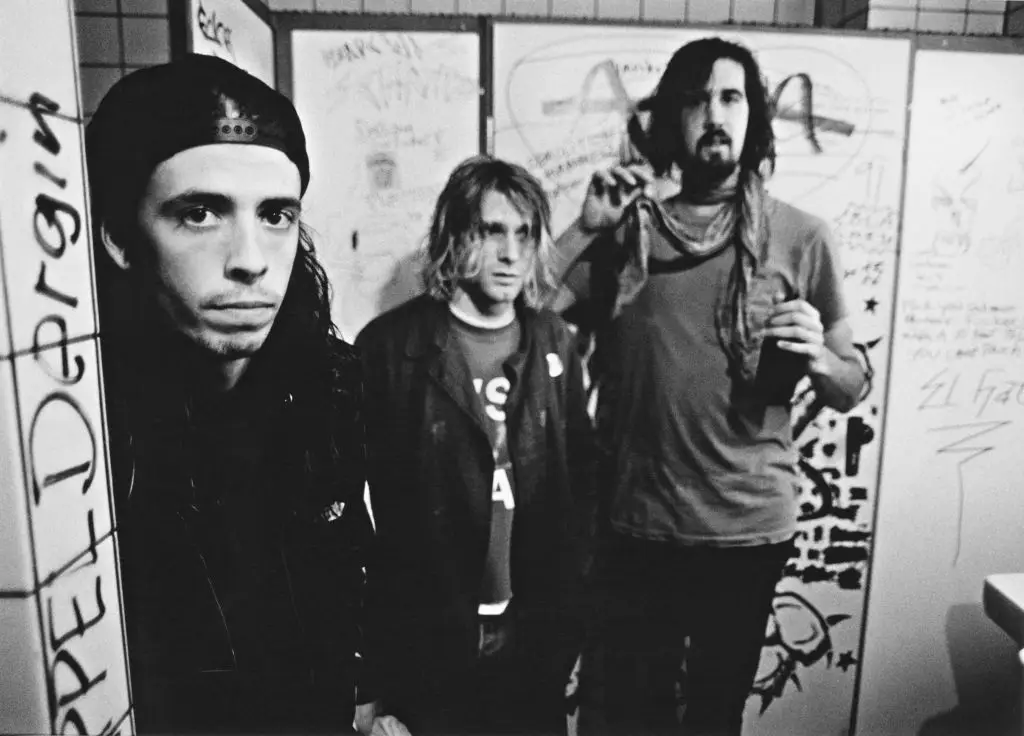 Nirvana shot to fame in the '90s (Photo by Paul Bergen/Redferns/Getty Images)