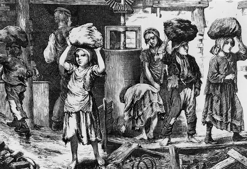 These kids would probably have preferred being in school (Photo 12/ Universal Images Group via Getty Images)