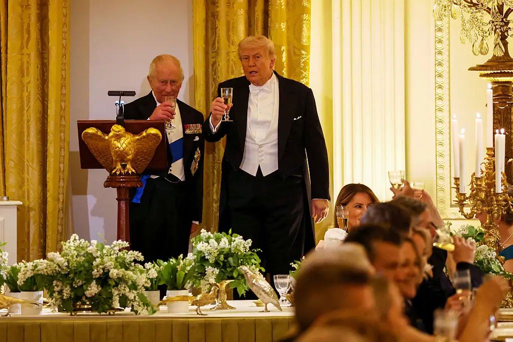 The King made a joke at President Trump's expense (Chris Jackson/Getty Images)