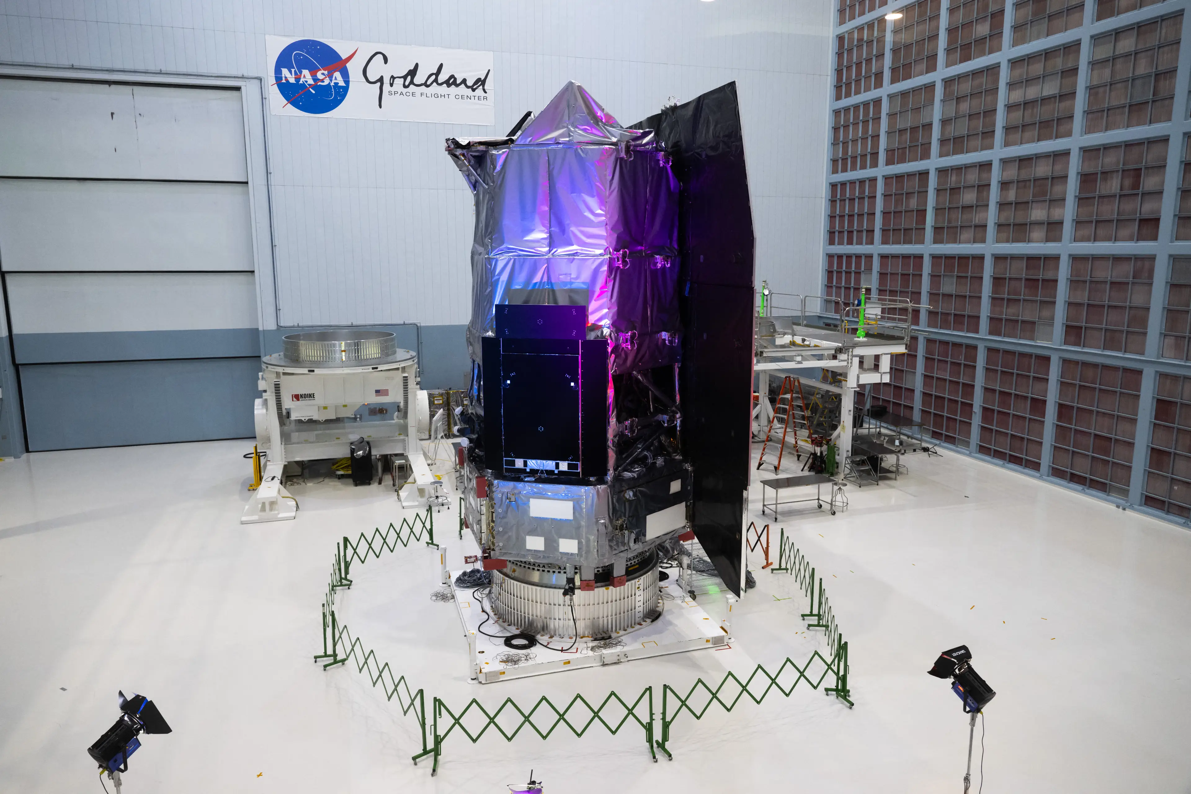The Roman Space Telescope was revealed to the public in April (SAUL LOEB / AFP via Getty Images)