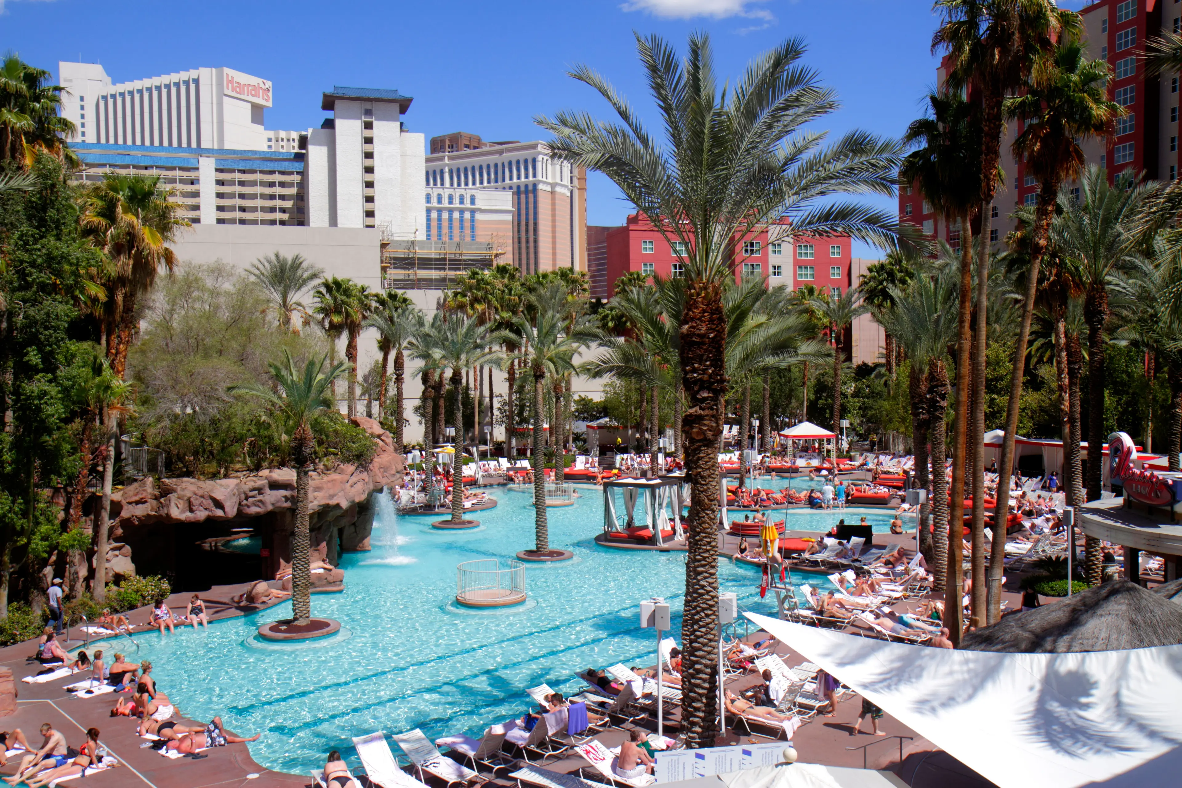 The pair met at the Flamingo in Las Vegas