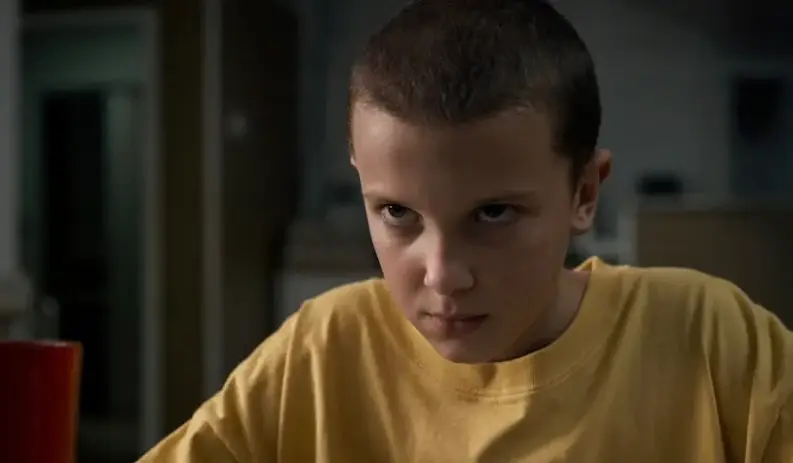 Brown said she was 'bullied' for getting Eleven's trademark buzz cut (Netflix)