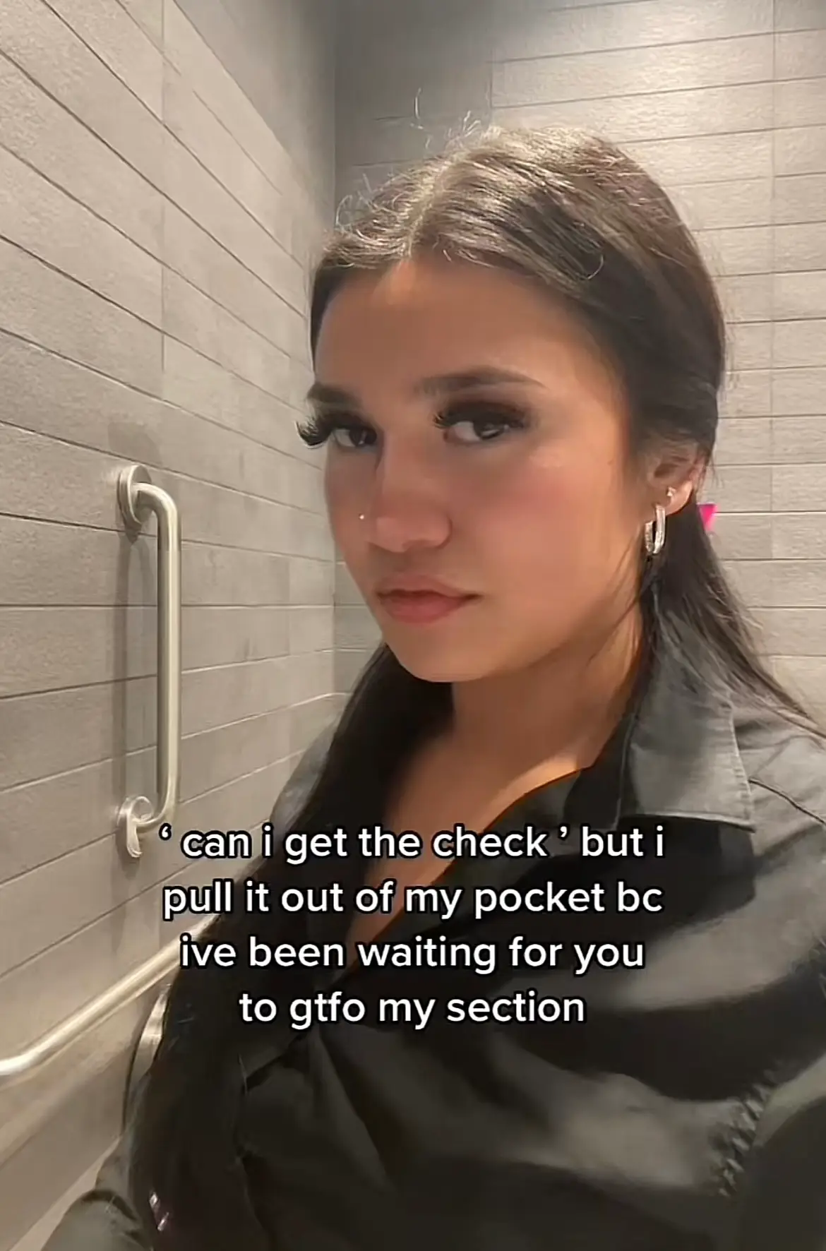 TikTok user tasyriah in her viral video.