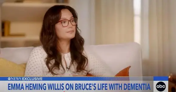 Emma Heming Willis spoke about his condition in a new interview (ABC)