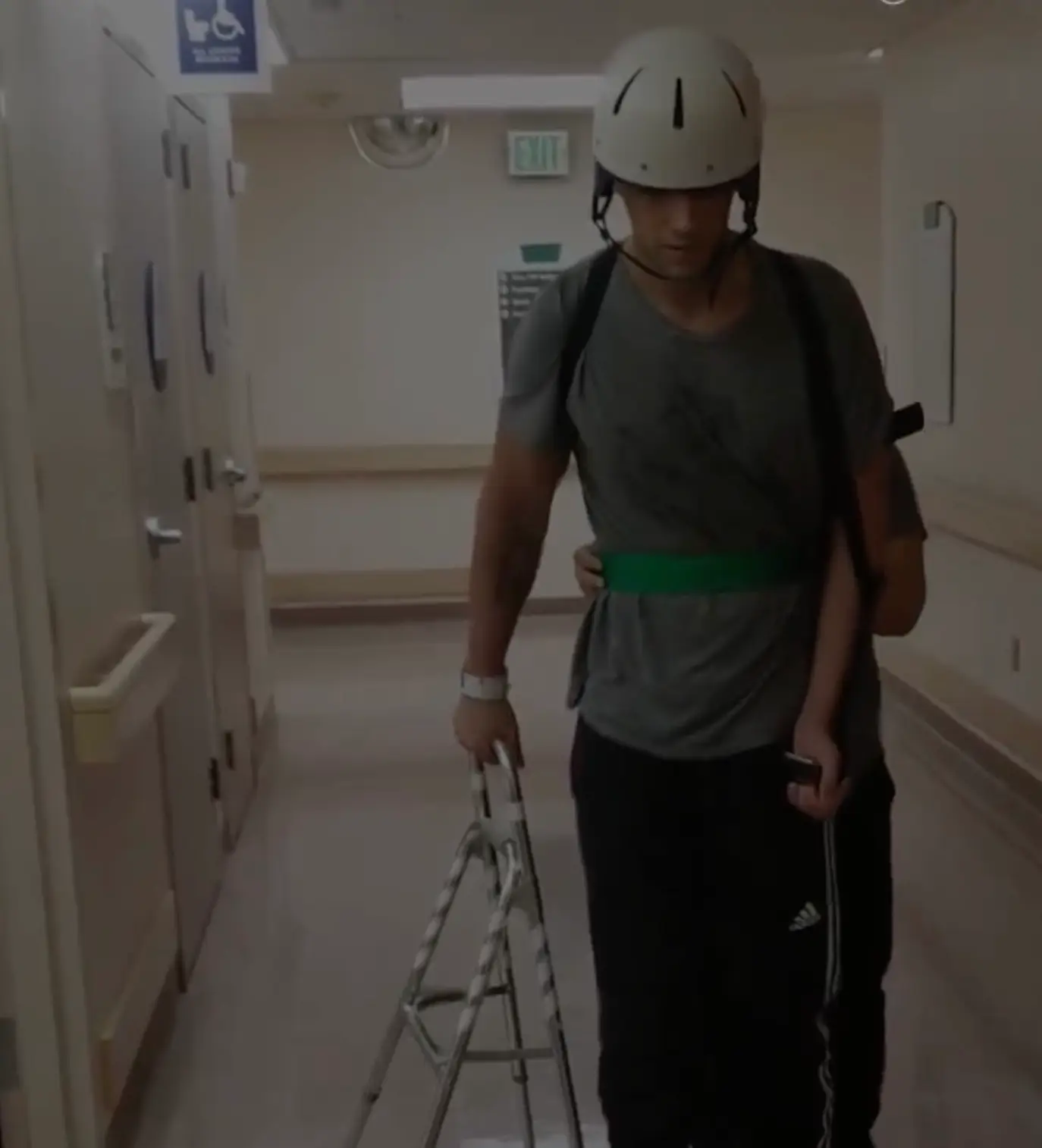 It was a gruelling road to recovery (Instagram/@adamrosevision)