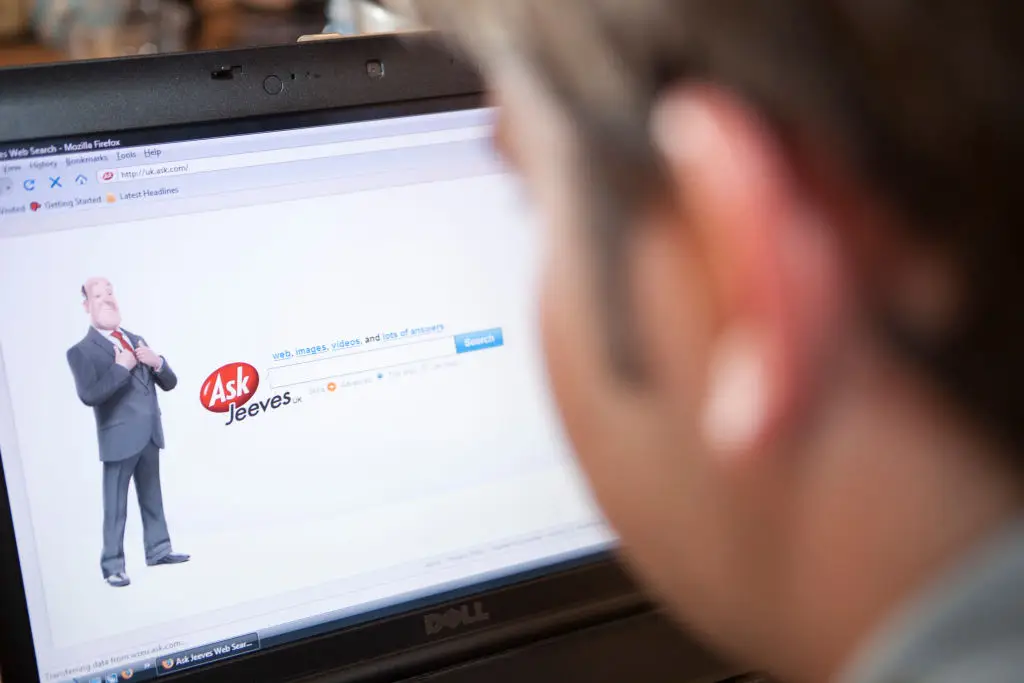 Ask Jeeves... you had to be there (Newscast/Universal Images Group via Getty Images)