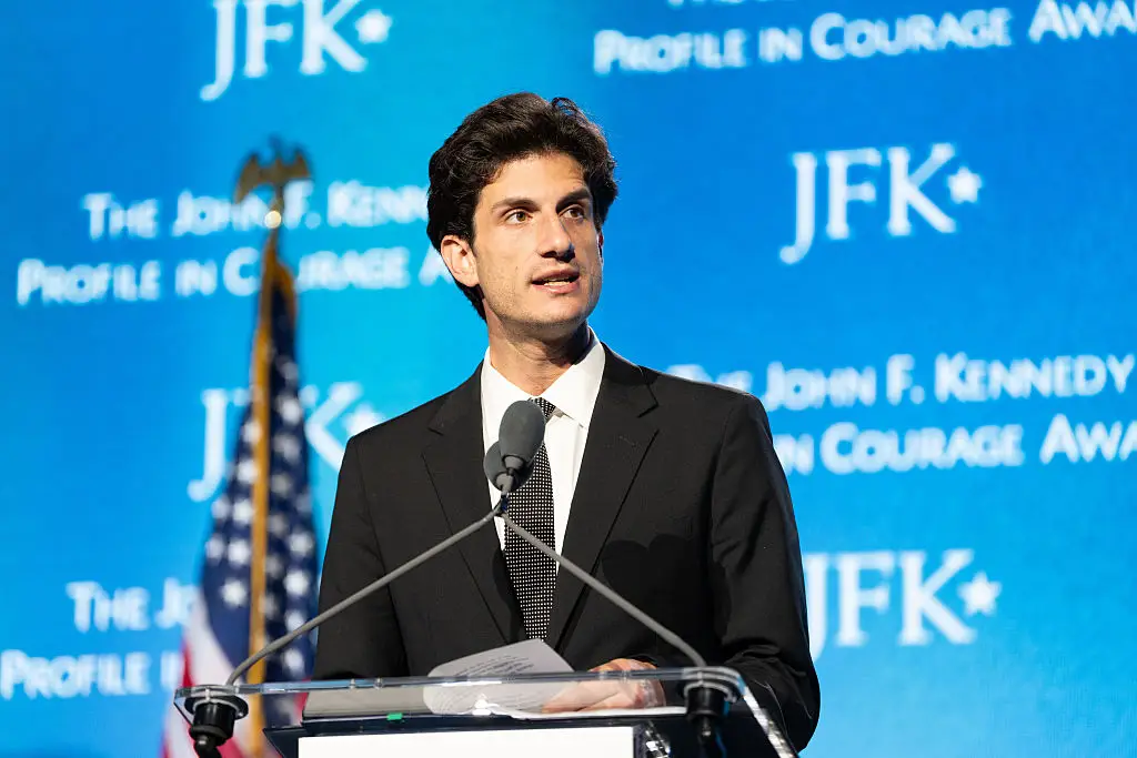 Jack Schlossberg was asked about his late uncle's sexual prowess during a recent interview (Mel Musto/Bloomberg via Getty Images)