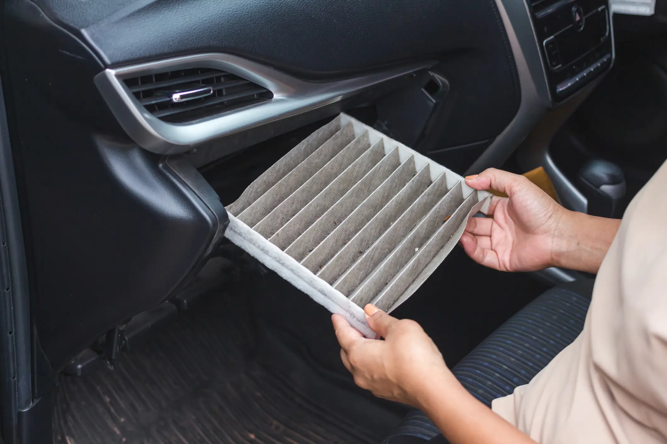 It's worth changing the car cabin filter to avoid pollen build-up (Getty Images/itsarasak thithuekthak)