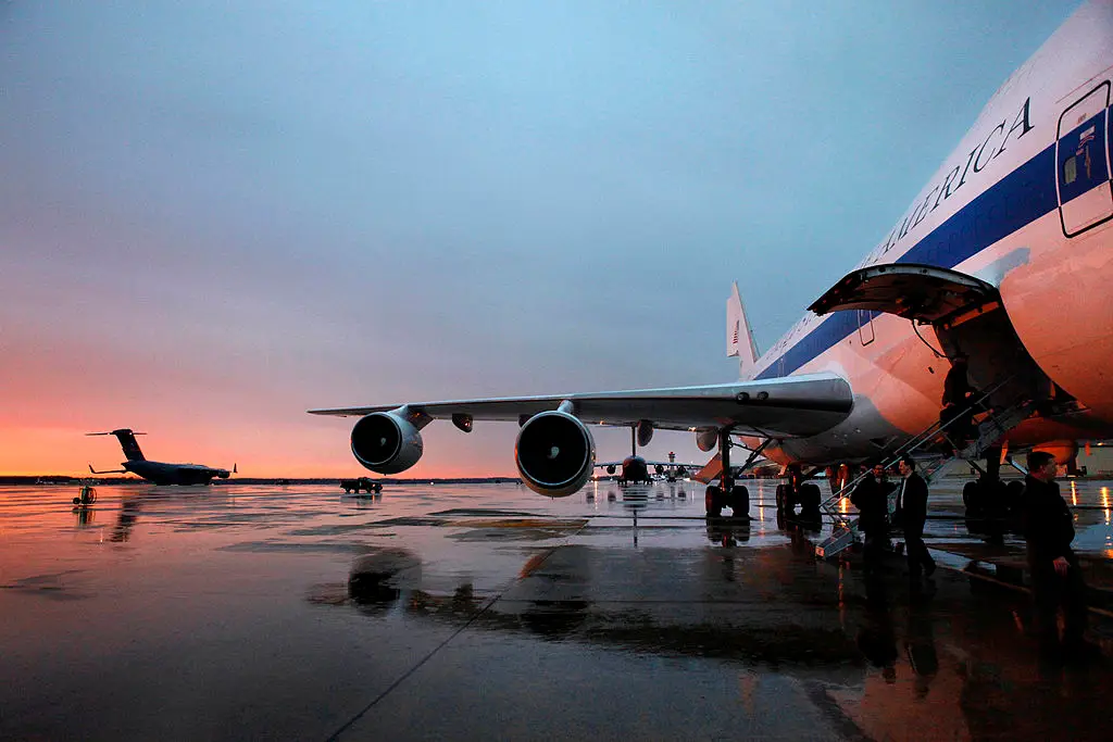 Spotting the US doomsday plane is as worrying as the name suggests (Jacquelyn Martin-Pool/Getty Images)