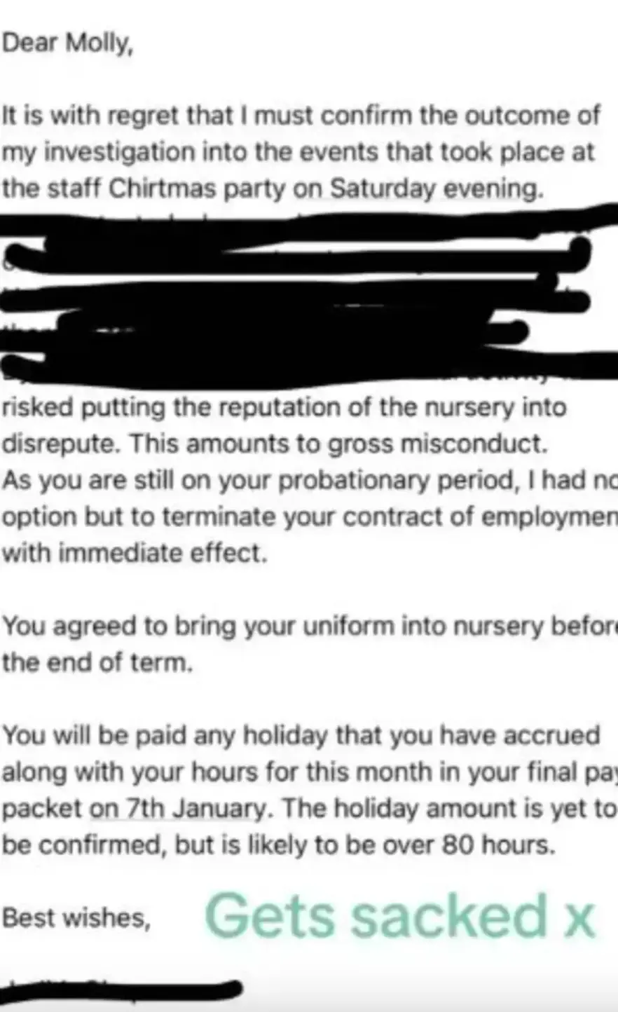 The last thing you want is one of these emails the morning after (TikTok/@m21lly)