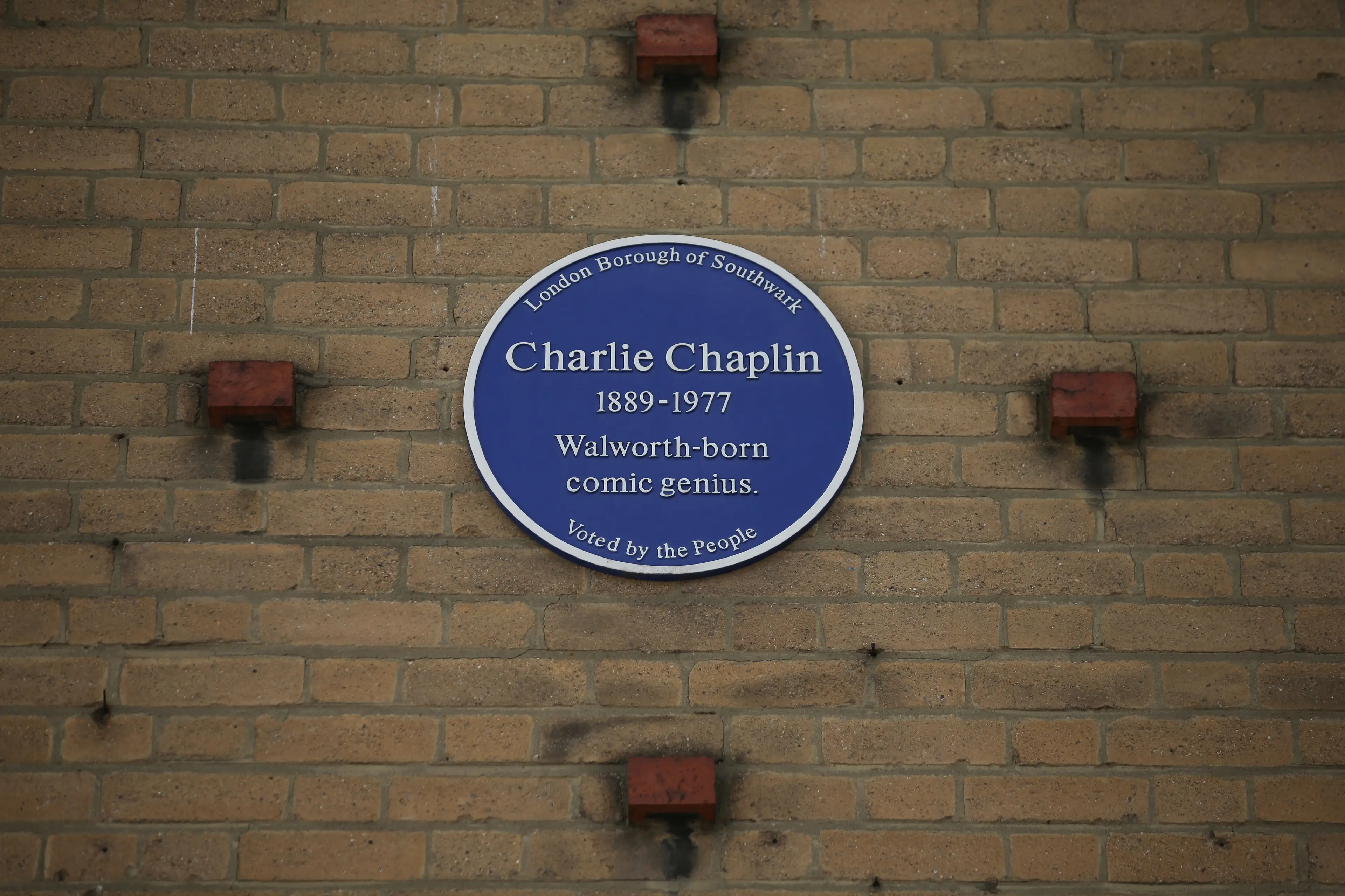 It was widely believed that Chaplin's mother gave birth to him in London (DANIEL LEAL/AFP via Getty Images)