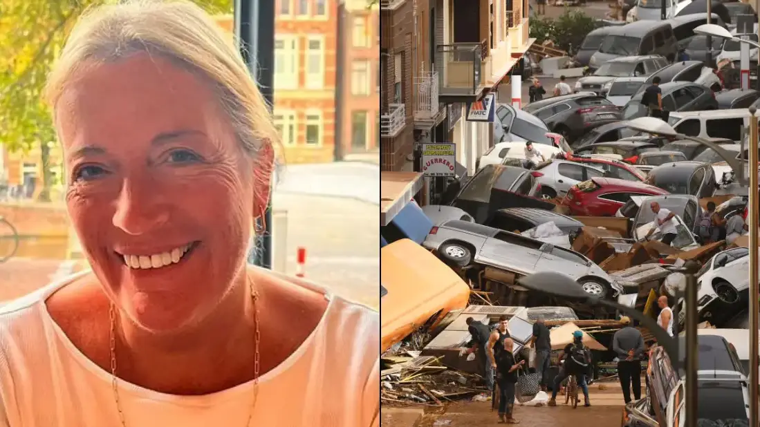 British woman who miraculously escaped Spanish floods that have left at least 95 dead says 'split-second decision saved me'