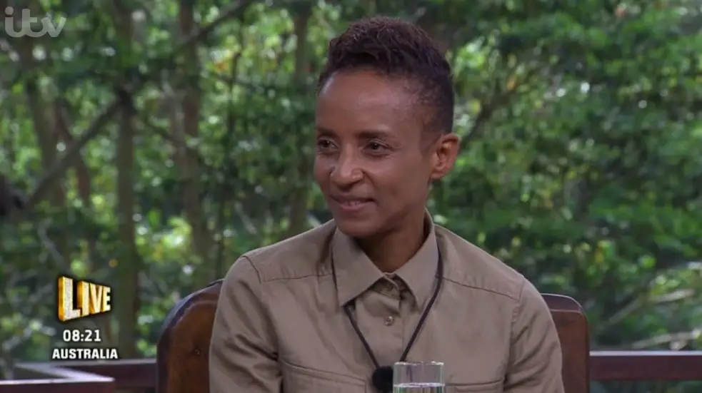 Adele Roberts first noticed symptoms on I'm a Celeb (ITV)