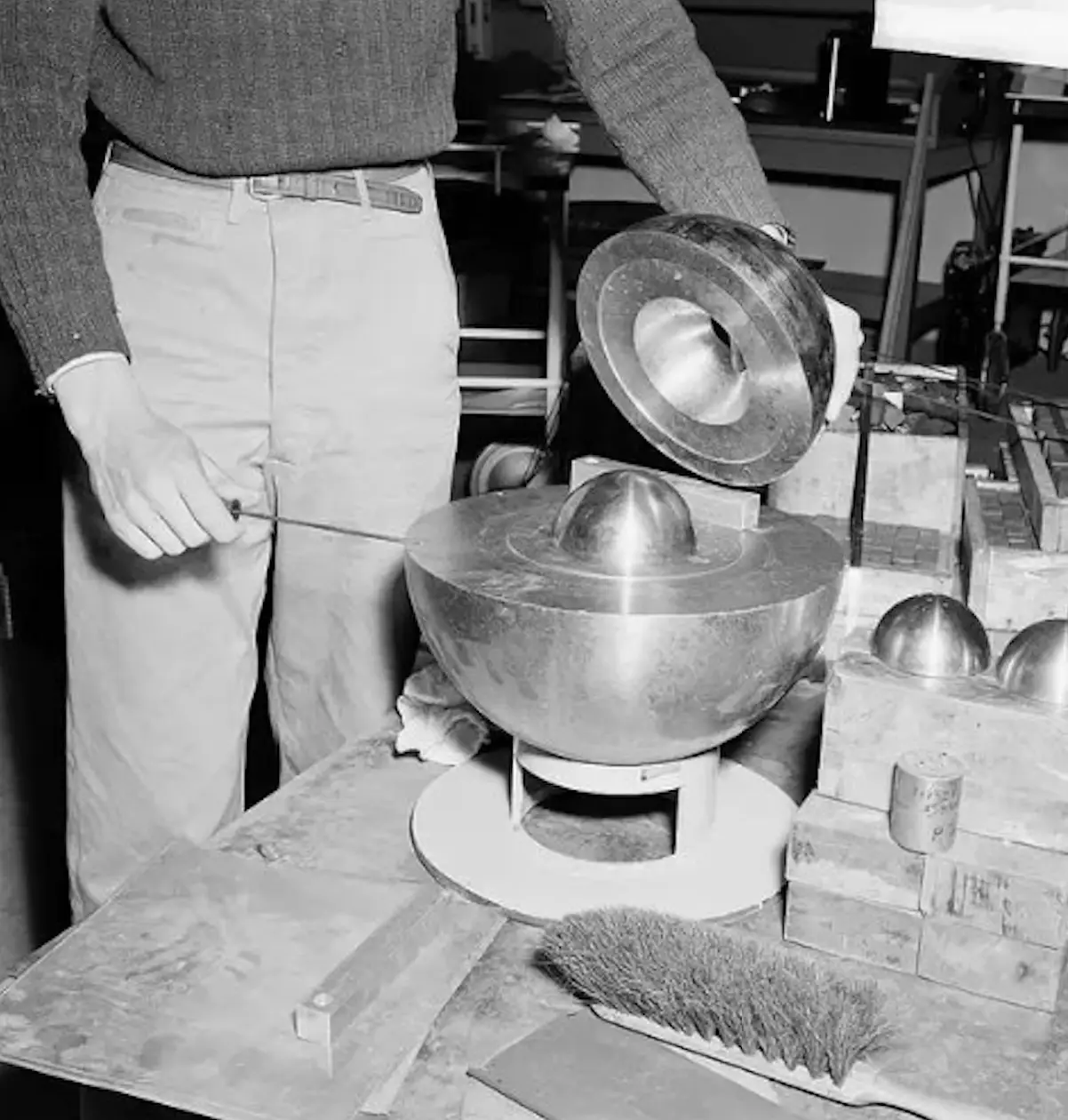 The demon core. (Los Alamos National Laboratory)