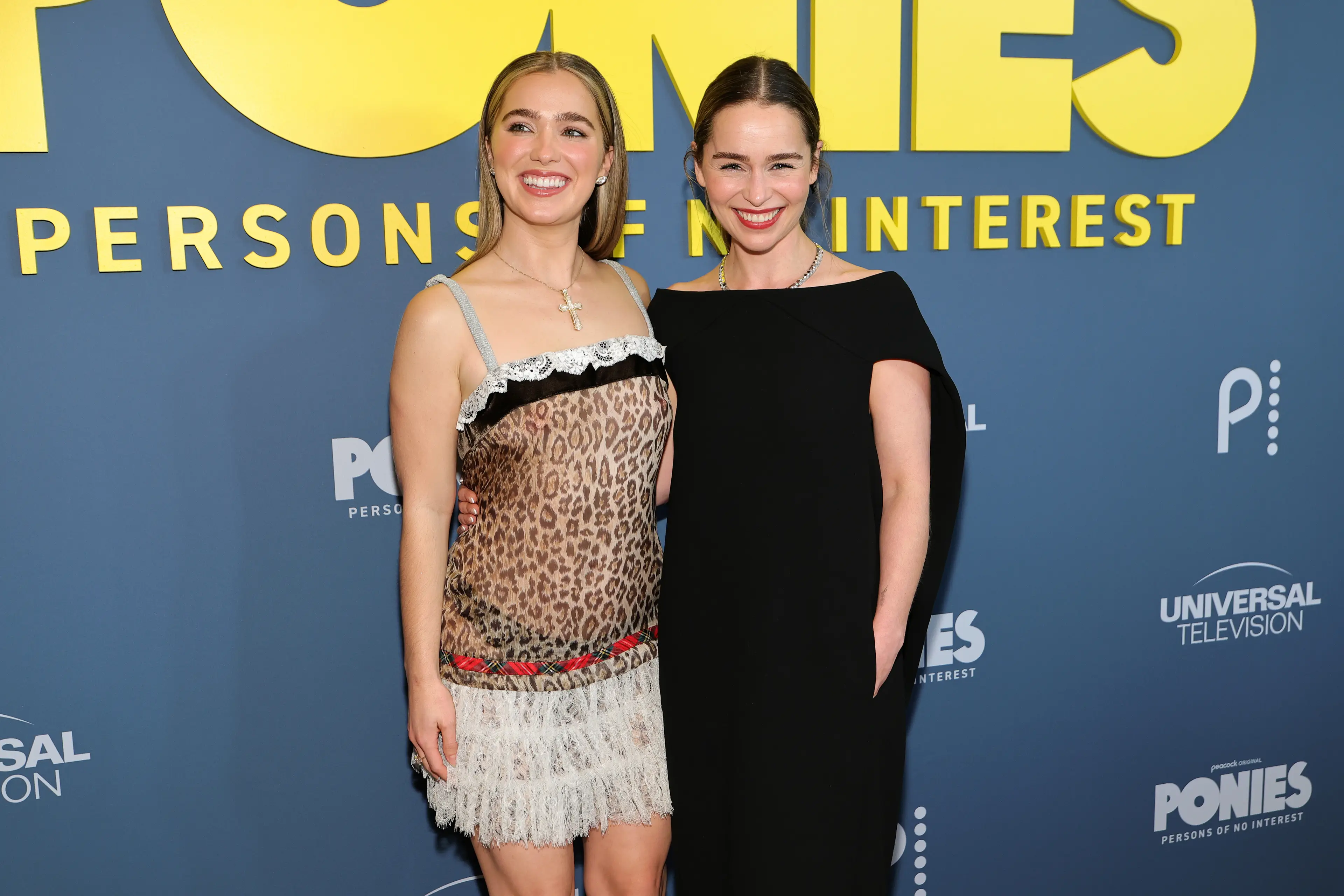 The pair revealed that Clarke broke a rib while shooting sex scenes for the series (Dia Dipasupil/Getty Images)