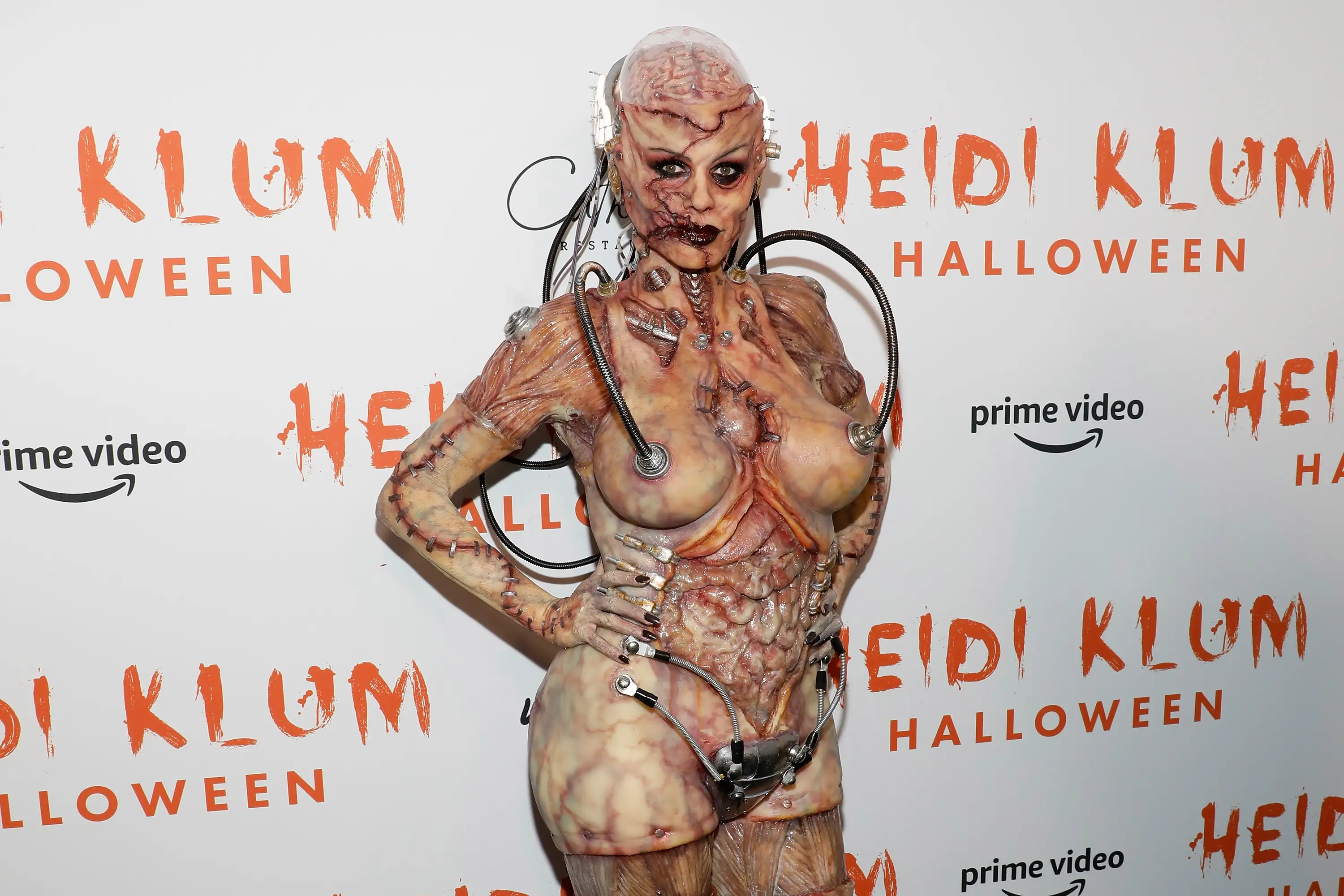 Klum was turned into a terrifying creature for her Halloween party in 2019 (Taylor Hill/Getty Images)