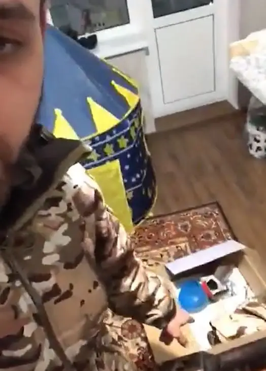 Ian is gathering what he needs to make Molotov cocktails.