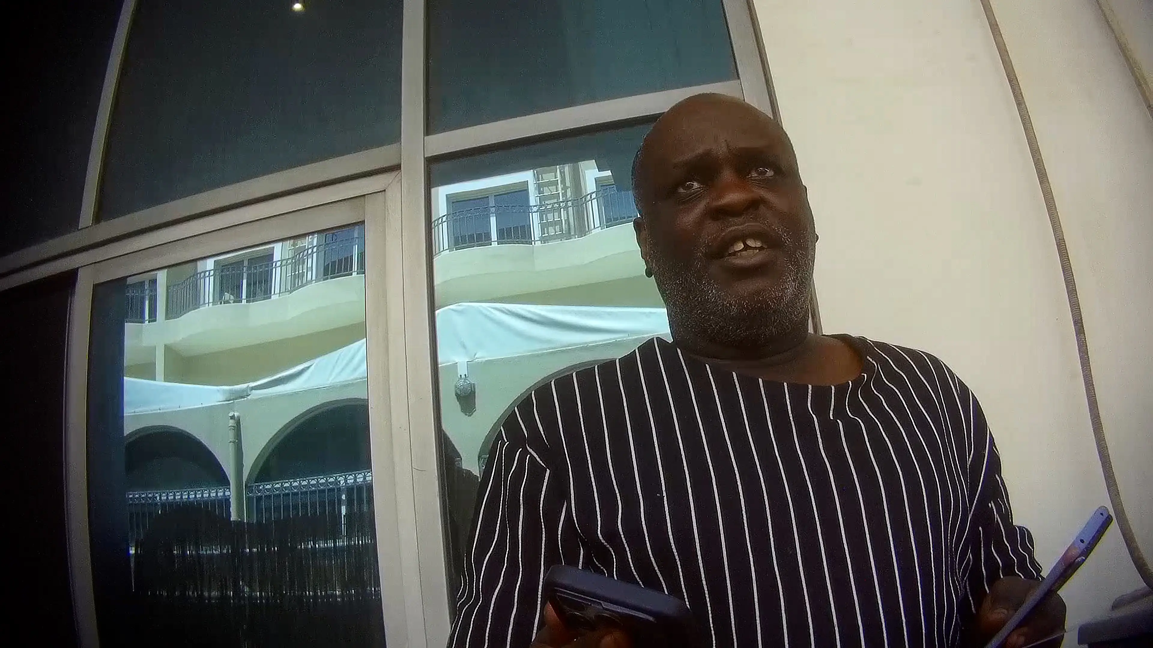 The BBC went undercover to track down Charles 'Abbey' Mwesigwa (BBC Eye/BBC World of Secrets)