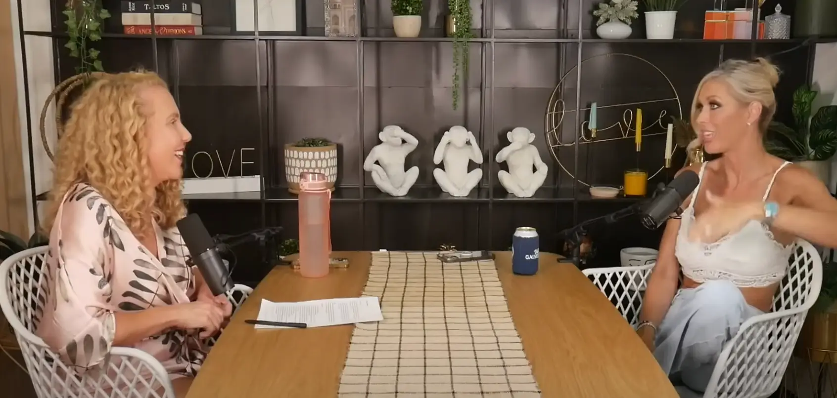 Holly Jones (right) spoke about how 'hotwifing' had impacted her relationship (YouTube/Holly Randall Unfiltered)