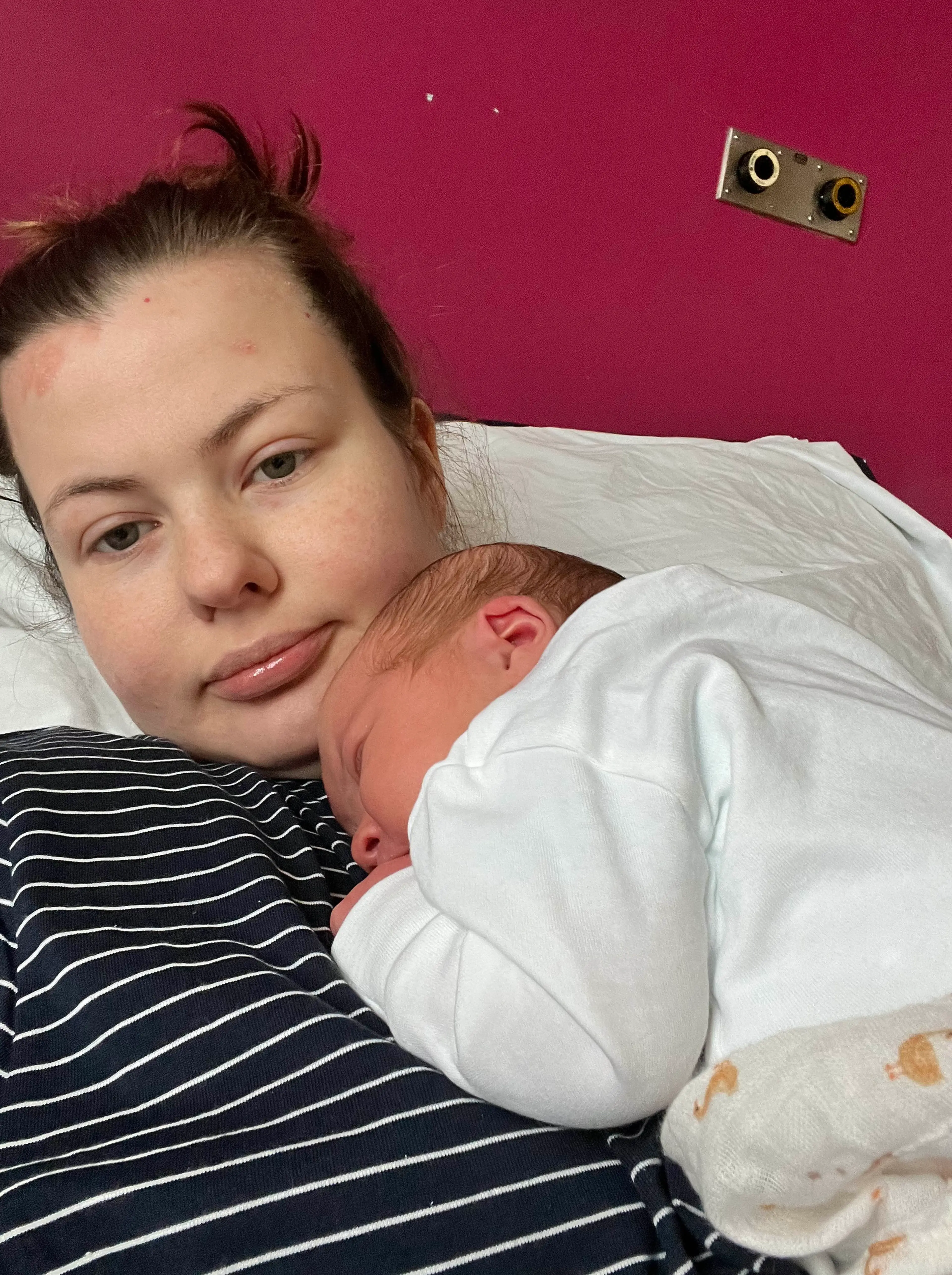 The new mum was not worried about her symptoms (PA)