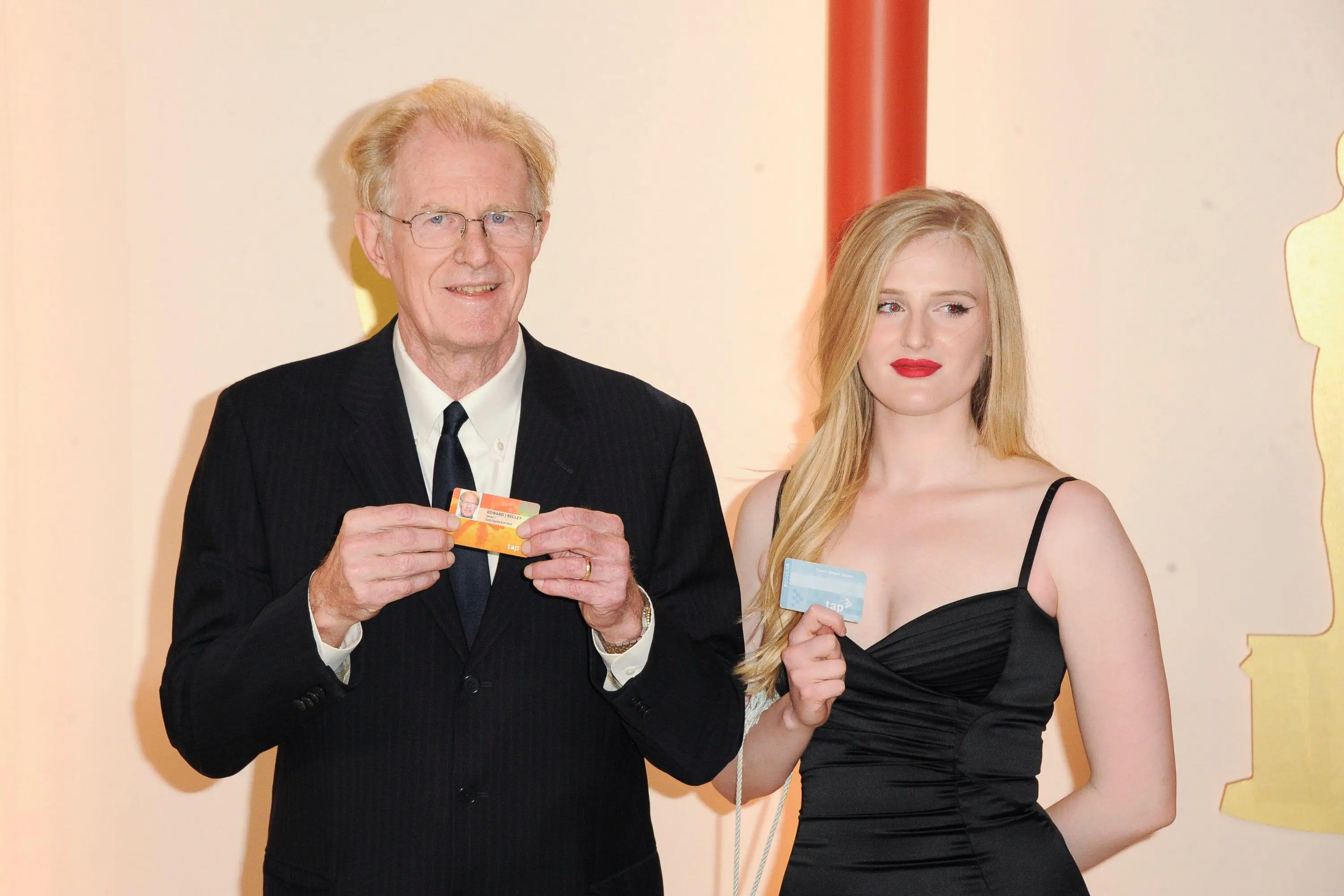 Ed Begley Jr. and his daughter Hayden Carson Begley at the 2023 Oscars.