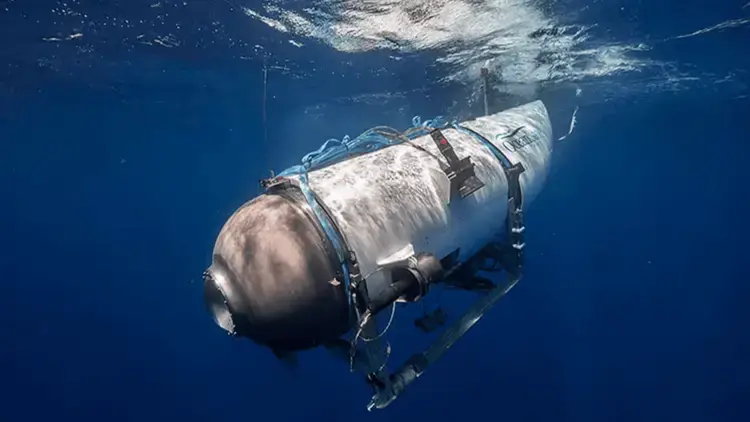 The Titan submersible was destroyed less than two hours into its voyage (OceanGate)