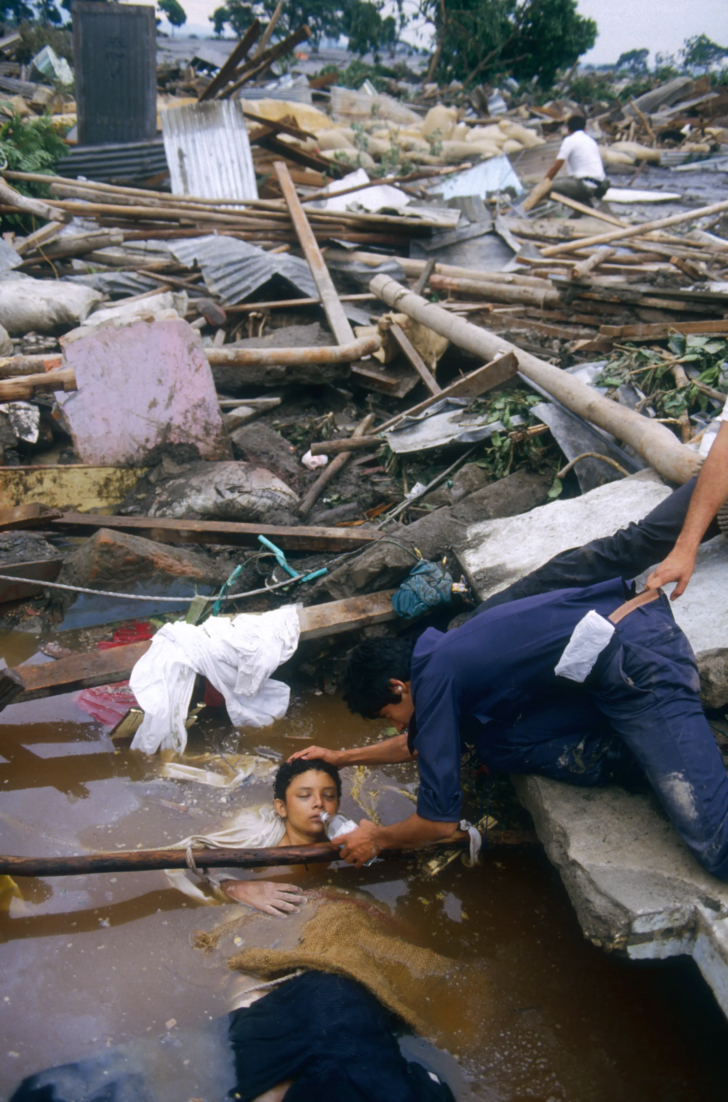 The young girl couldn't be saved. (Jacques Langevin/Sygma/Sygma via Getty Images)