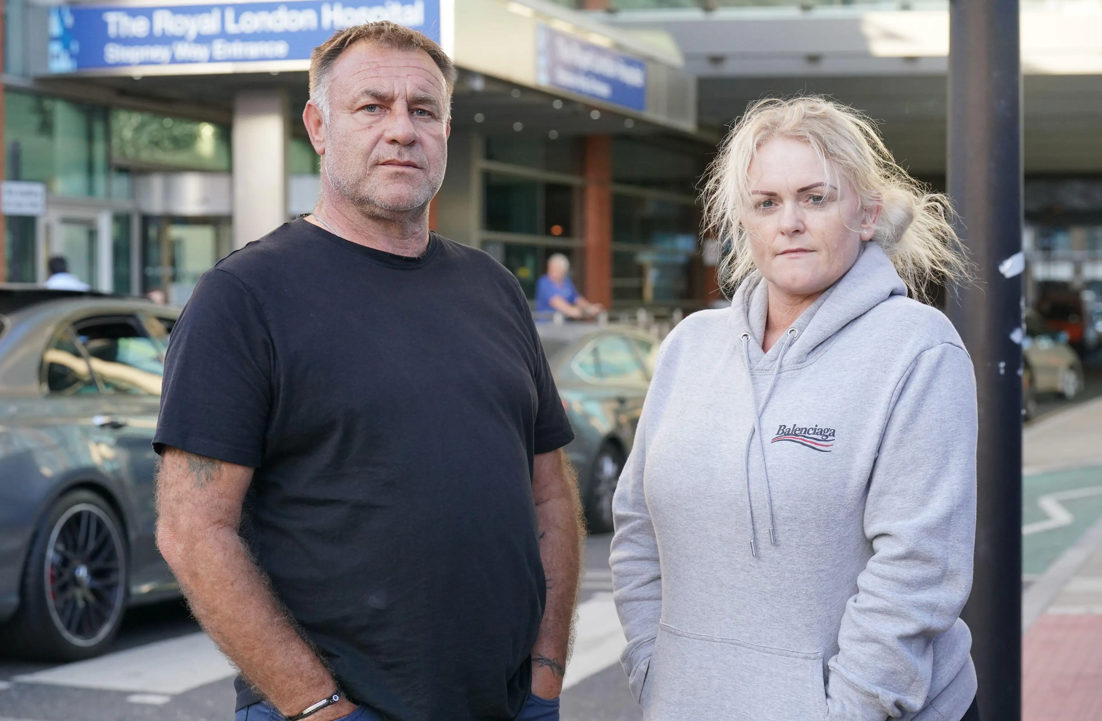 The parents of Archie Battersbee, Paul Battersbee and Hollie Dance.