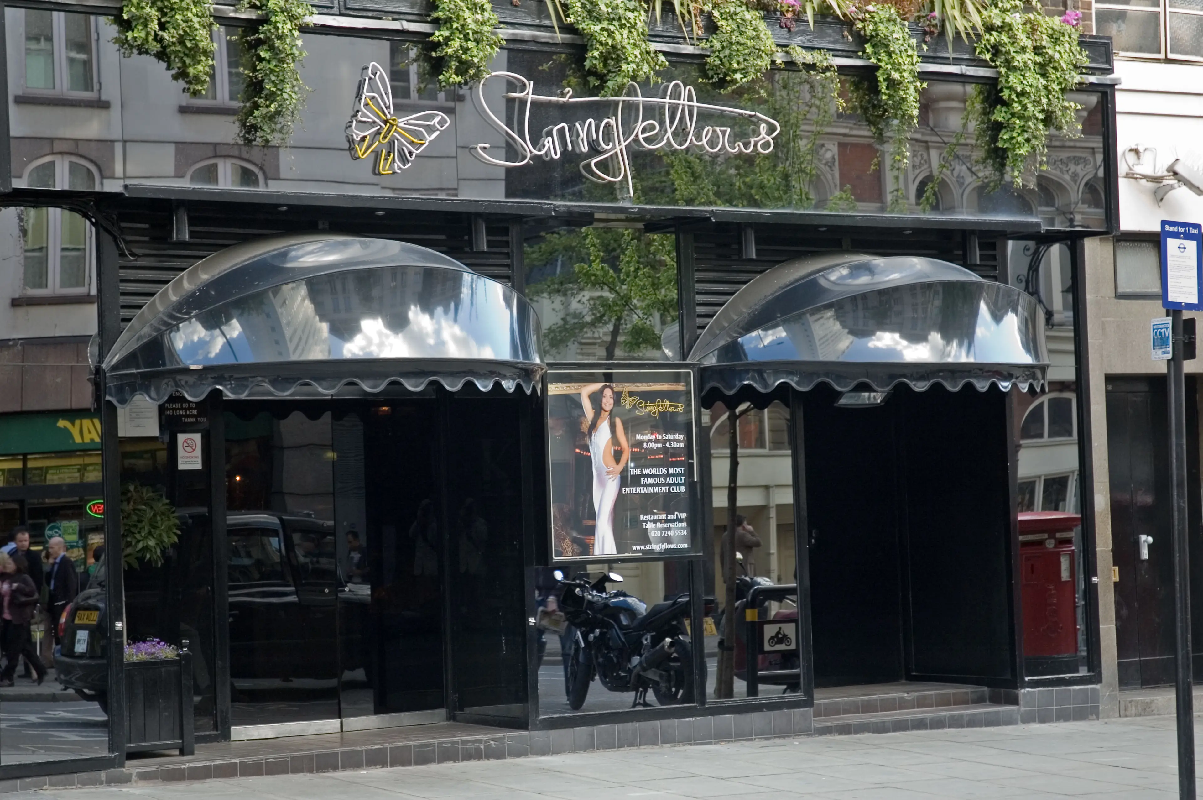 Stringfellows will be closed this Monday.