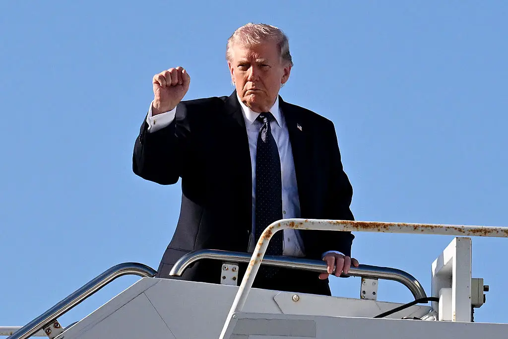 Trump said that he expects the conflict with Iran to last around a month (Roberto Schmidt/Getty Images)