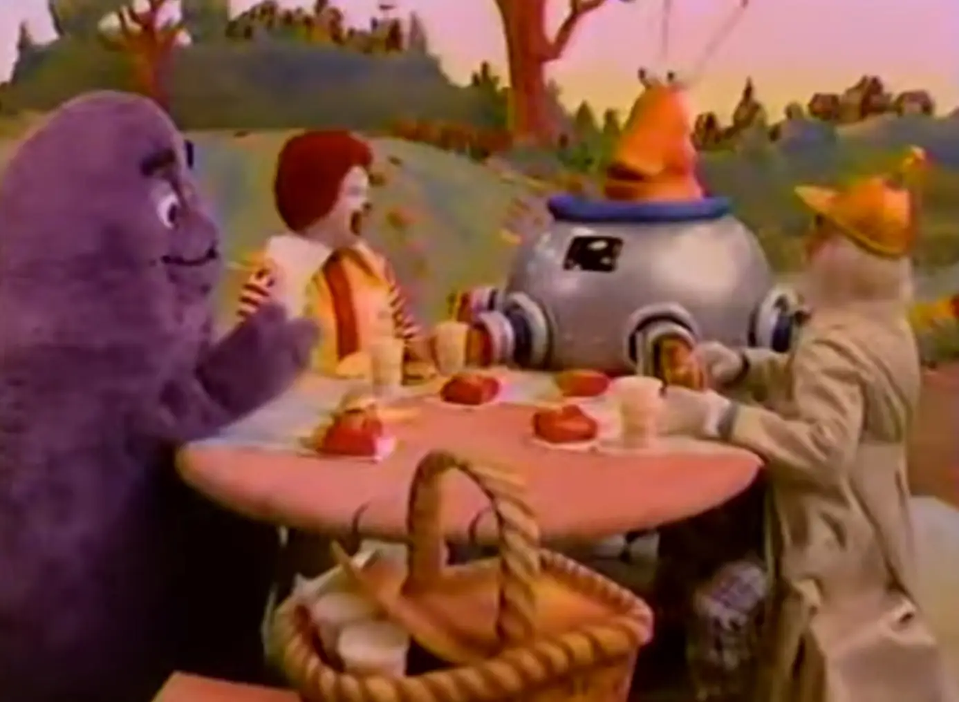 Someone at McDonald's looked at this alien and thought 'yes, this will be our next big thing'.