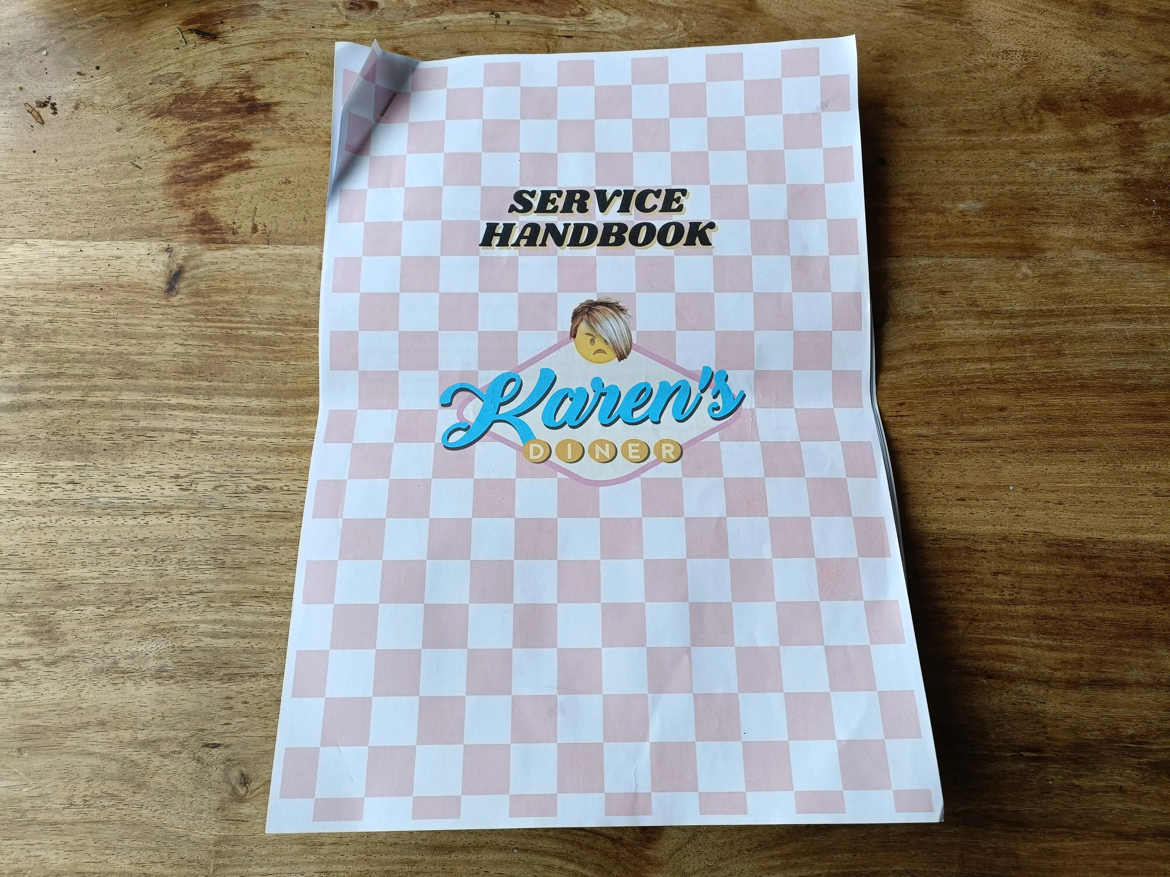 The service handbook outlines how to nail this very particular job.