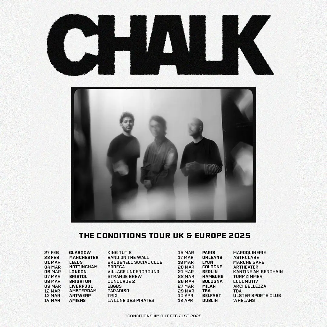 Chalk Tour Dates (Twitter/X)