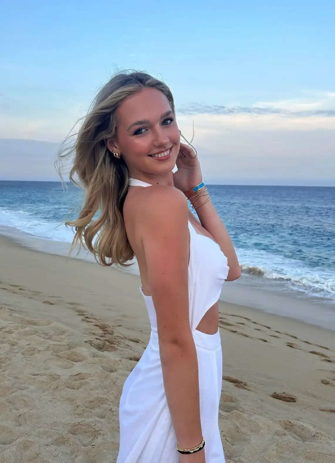 She was accused of having an affair with her boyfriend's father by trolls (Instagram/@marykate.cornett)