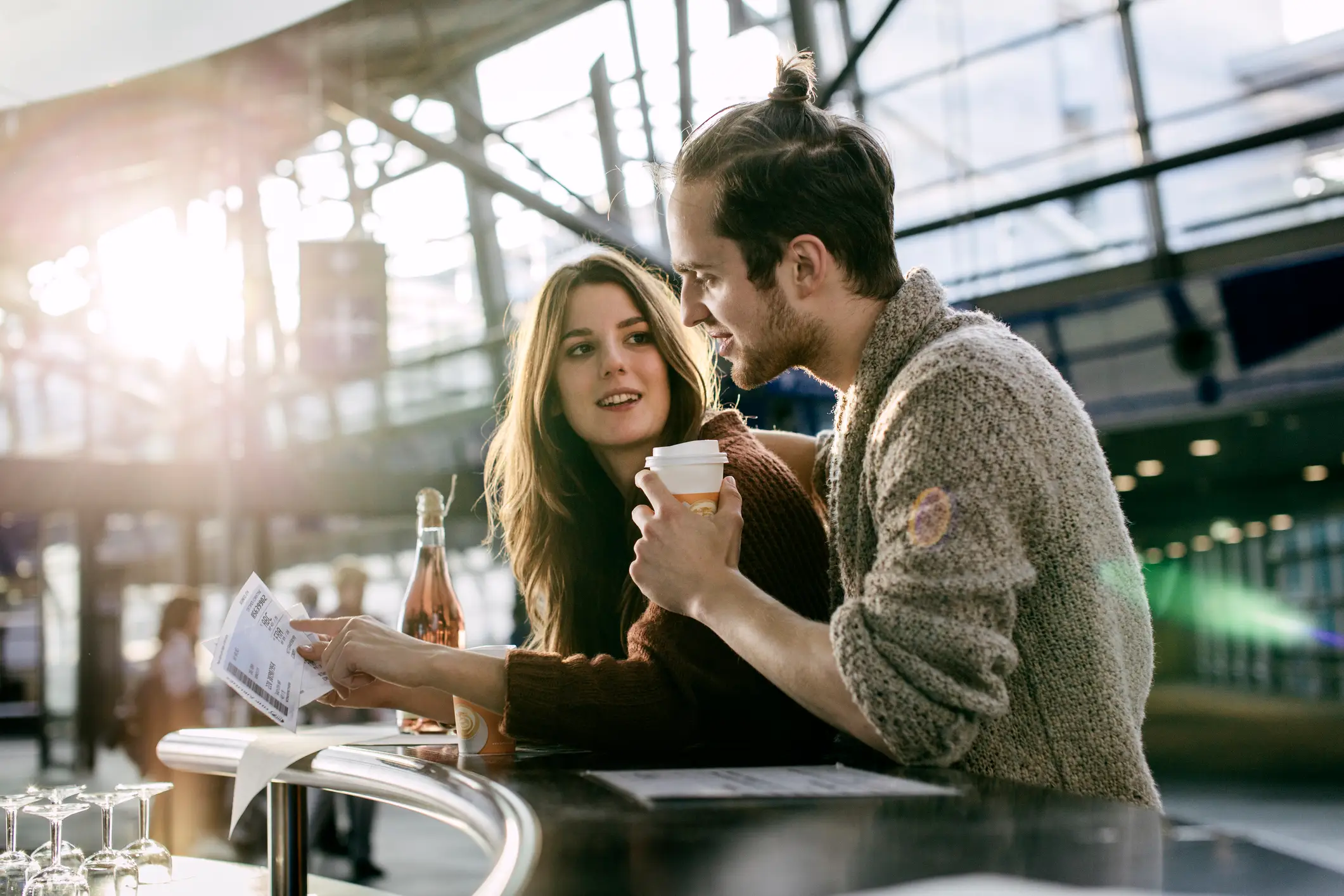 "Shall we order food?" "No thanks, I'm stacking so I can't stay long" (Getty Stock Photo)