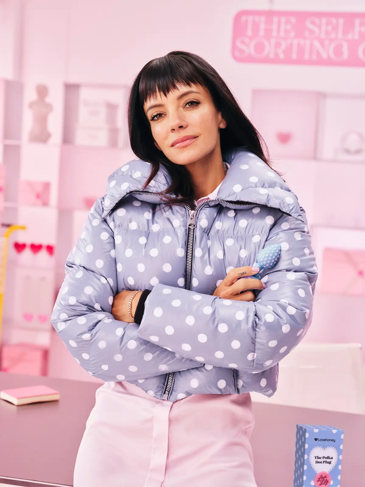 Lily Allen releases a polka dott butt plug as a reference to her album West End Girl (Lovehoney)