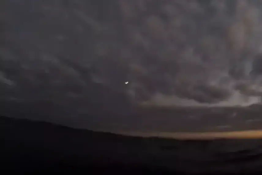 A huge rescue mission was launched but didn't find him for some time.