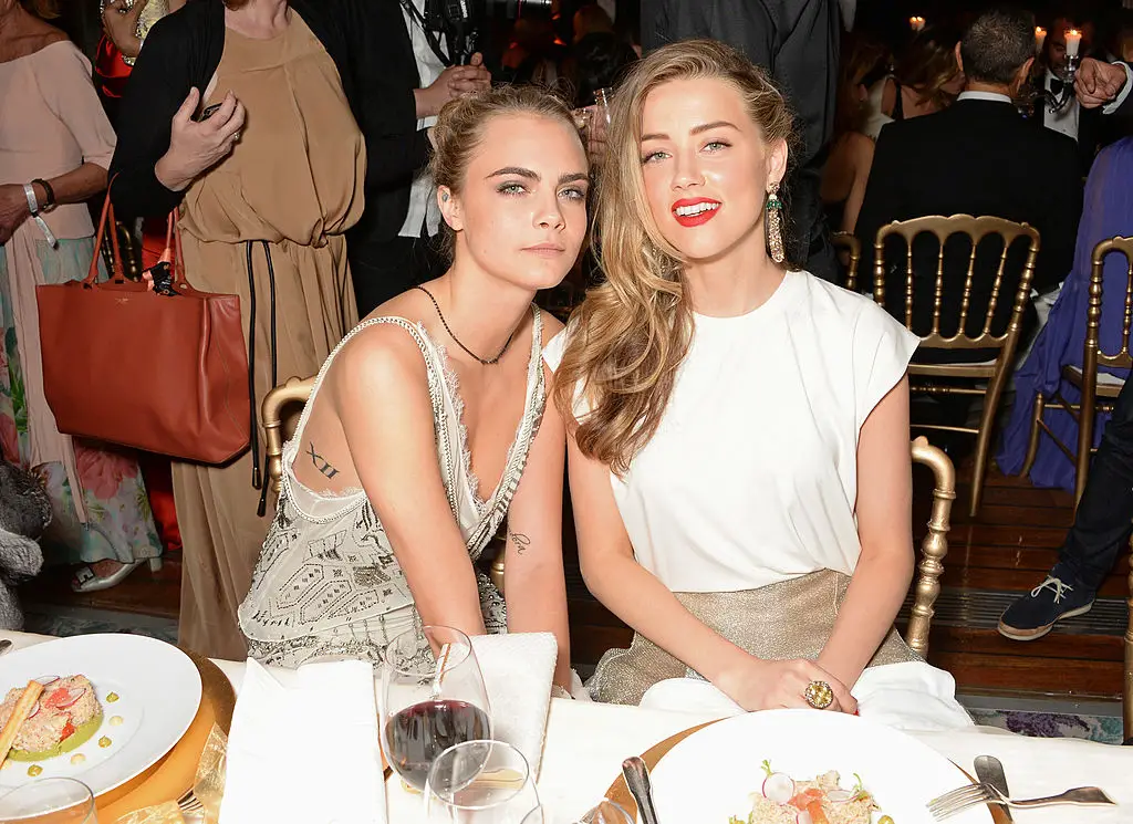 Delevingne has admitted she was briefly 'entangled' with Amber Heard (David M. Benett/Getty Images)